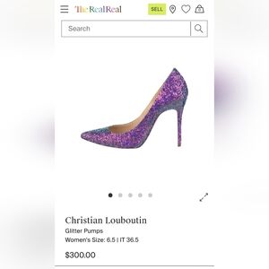 Christian Louboutin Decollete Glitter